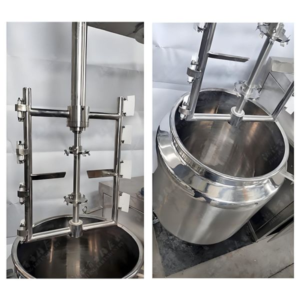 Custom-made 500L/1000L Stainless Steel Homogenizer and Disperser for Chemical Slurries and Liquid Mixing