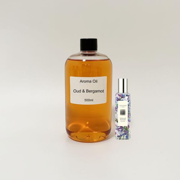Hotel Oud / Bergamot Reed Diffuser Oil 100% Pure Waterless Essential Oil