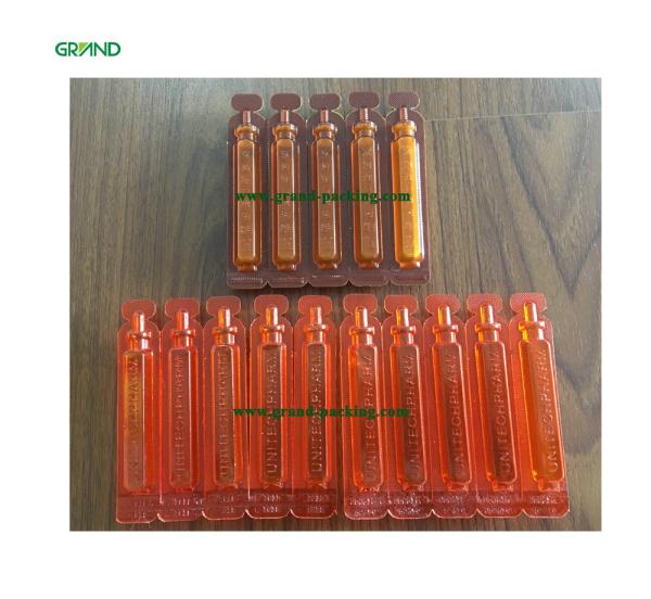 PET/PE Plastic Ampoule Filling Machine , Plastic Bottle Filling And Sealing Machine