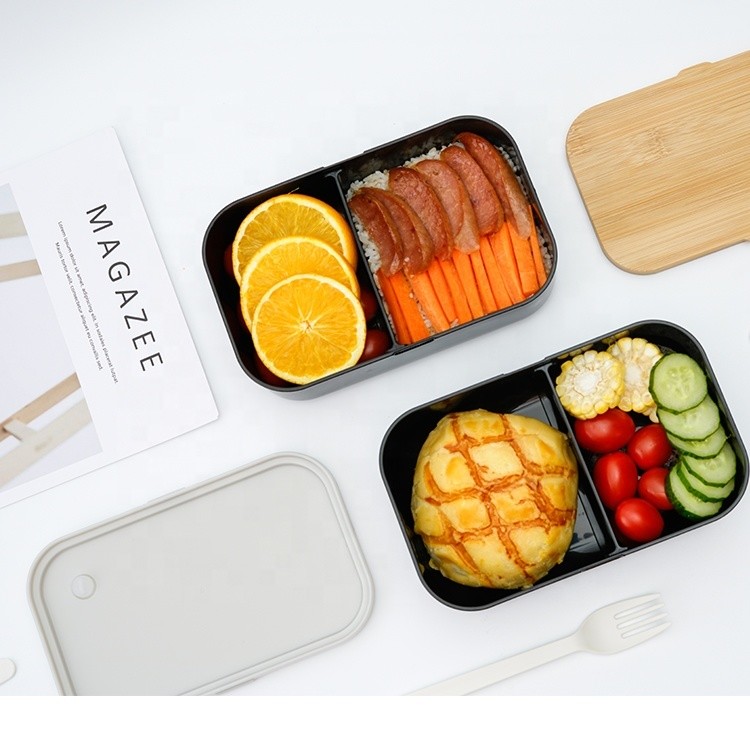 195*122*131mm Hermetic Box Multi-layer Includes Cutlery  for All Ages