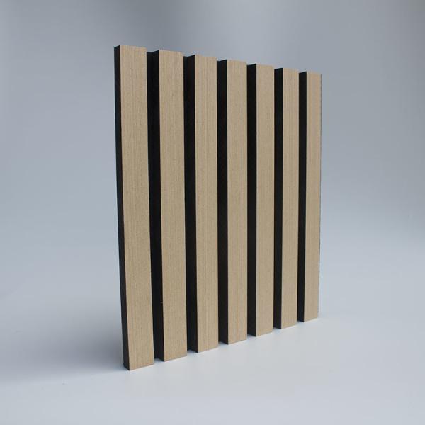 Harmless Recycled Acoustic Wood Wall , Moistureproof Timber Slat Panels