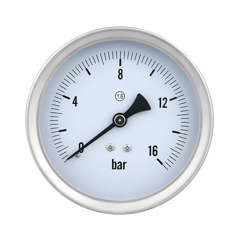 OEM Supported Universal 100mm 1.6% Full ss Manometer Pressure Gauge for Gas and Liquid