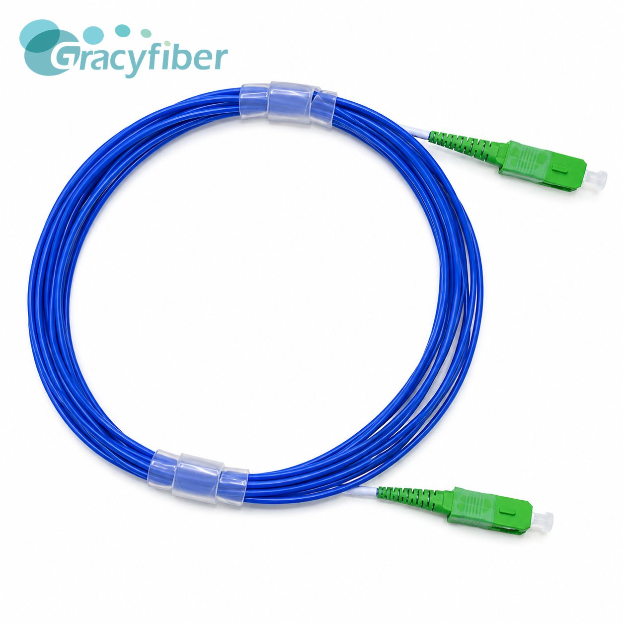 C Band PM Fiber Patch Cord 4m SC APC Polarization Maintaining Cable PM1550 Slow Axis Aligned Low Insertion Loss High Extinction Ratio,Passive Optical Componentss