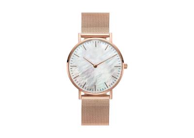 Two Hand Stainless Steel Waterproof Female Watches Interchangeable Mesh Bracelet