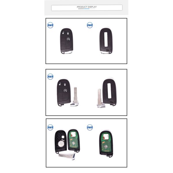 Original 433MHz Frequency 4 Buttons Jeep Renegade Key with Original Size Remote Key for FCCID M3N-40821302