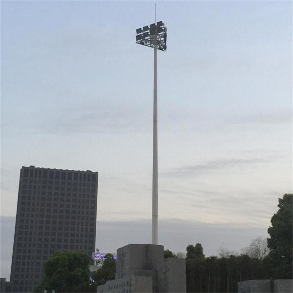 Mastro alto claro poligonal de pólos de inundação do HDG 50m para a iluminação de Motoway