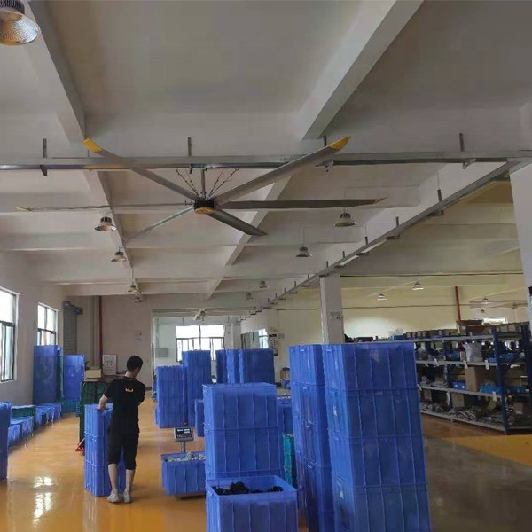 5.0m 16FT Low Noise Big Wind Air Flow Garage Vent Giant Industrial Hvls Large Ceiling Fan