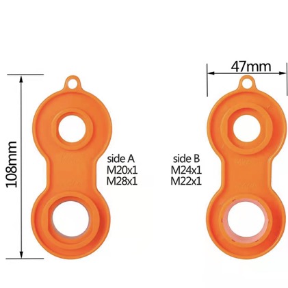 Water Tap Aerators Water Saver Spanner in Modern Design for M18/M20/M22/M24 Faucets
