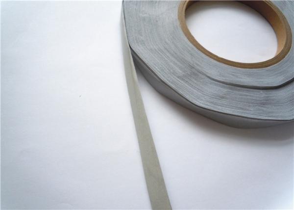 Silver Reflective Tape / Reflective Cloth Tape Woven High Toughness