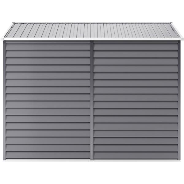 43kg AJUNION Metal Garden House Storage Building Shed Waterproof and Durable Solution