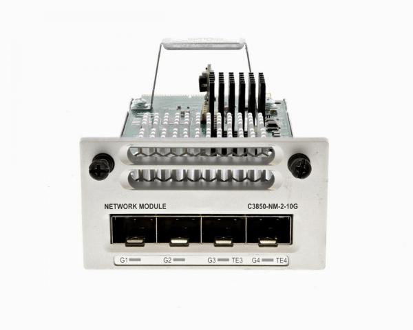 3850 Series 2 X 10GE Network Switch Module C3850-NM-2-10G Offers 4 Slots