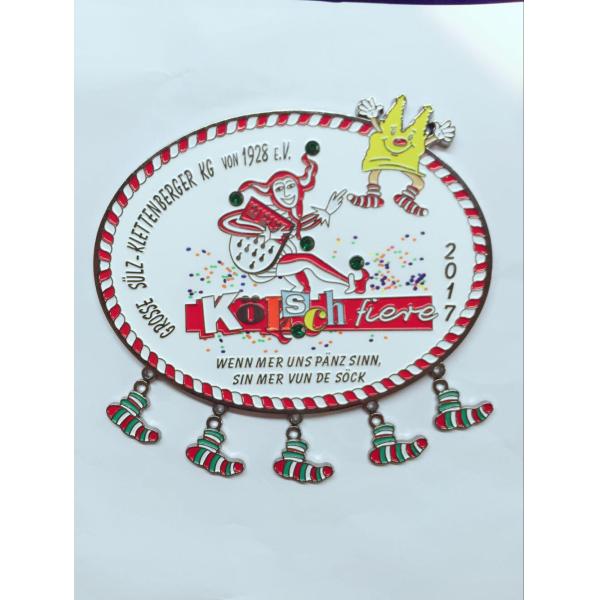 Fakers badges , kerppen carnival medal badges , germany popular orden supplier , Soft enamel badges makers