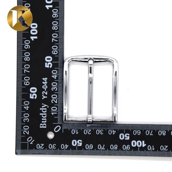 New Design Silver Belt Buckle , Popular 35mm Mens Square Belt Buckle