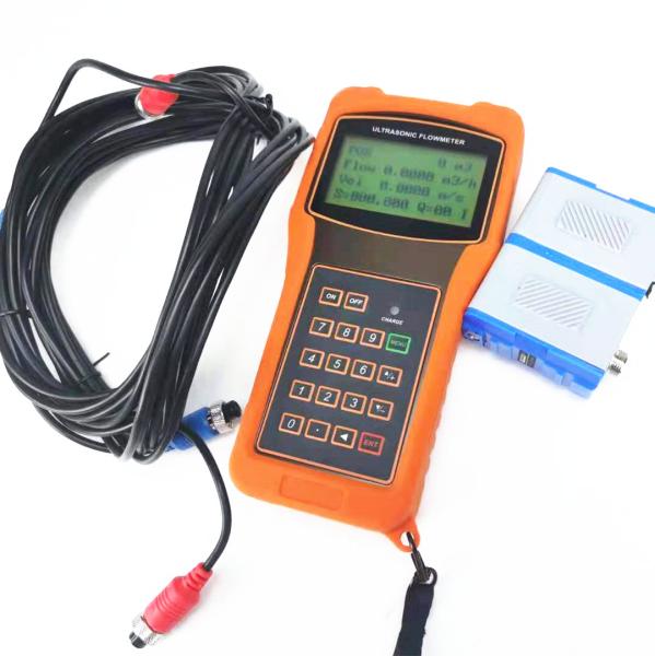 Accuracy 0.1 TUF-2000H Handheld Flow Meter LCD Screen Battery Power
