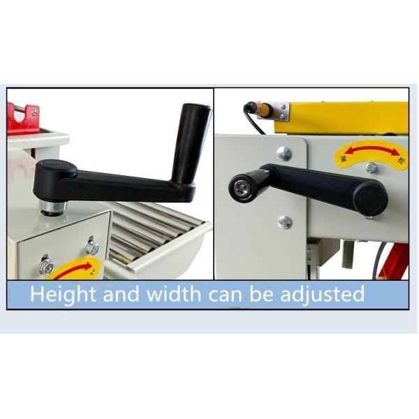Conveyor Belt Driven Semi Automatic Carton Sealing Machine for 1350*640*1430mm Boxes