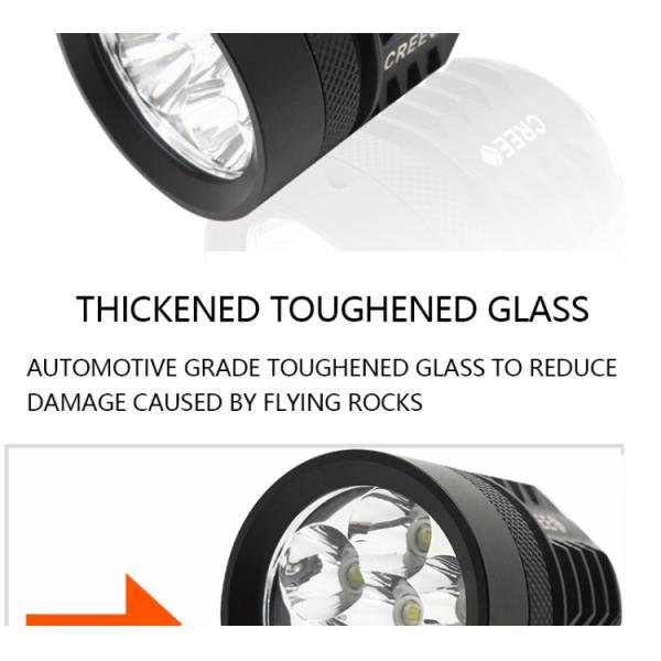 motorcycle headlight led L4X L6X 40W lamp electric vehicle 4-bead headlamp lighting car spotlights