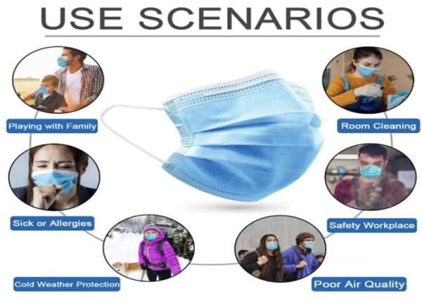 Disposable medical mask mouth cover mask 3-layer protective surgical use Grade99 mask