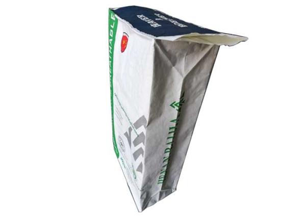 Abertura fácil adesiva colada branca e enchimento da telha dos sacos de papel de Multiwall da válvula de Brown