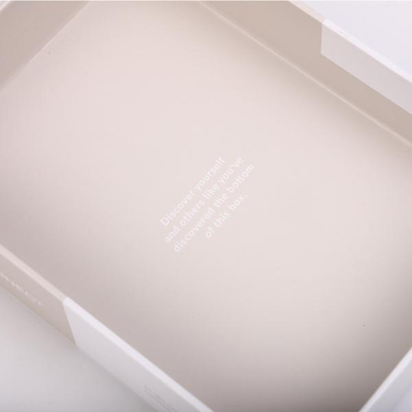 Custom White Corrugated Mailer Boxes Thank You Cards For Christmas Gifts