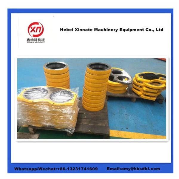 DURO22 Putzmeister Concrete Pump Wear Plate And Cutting Ring Tungsten Carbide