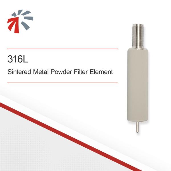 316L Stainless Steel Sintered Metal Powder Filter Element Pressure Resistance 1.5MPa