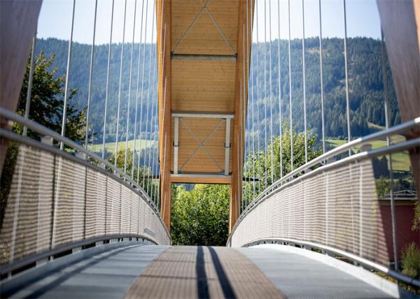 Balustrade Infills 60x60mm Steel Wire Rope Mesh Fencing For Bridge Railings