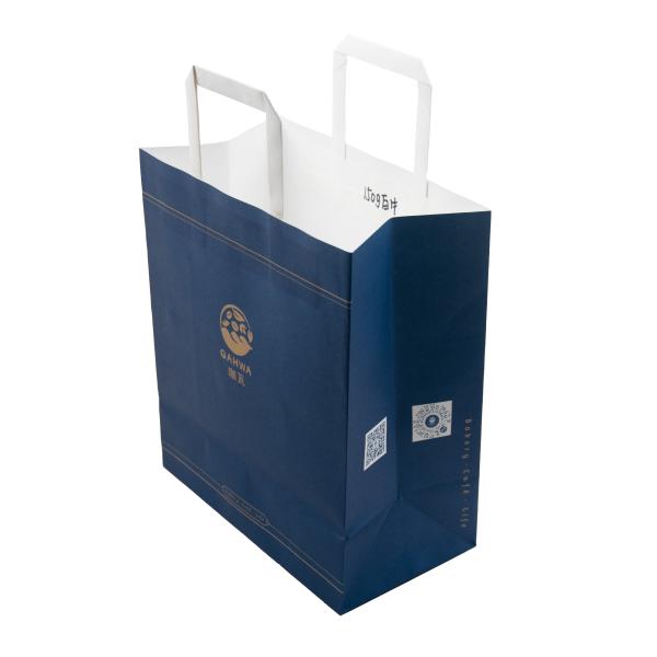 Handle Gift Bag with Printed Logo for Clothing Store Packaging and Shopping Paper Bags