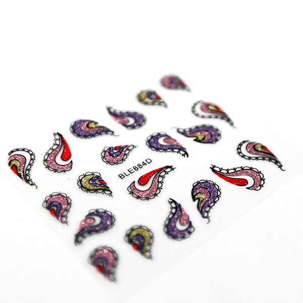 Feather Nail Art Decals Easily change and keep everyday fashion