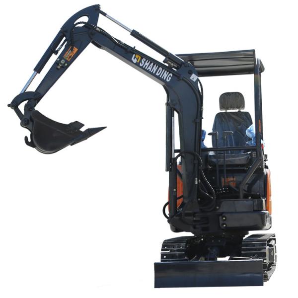 2.0 Ton Small Hydraulic Crawler Excavator Digger With High Digging Depth