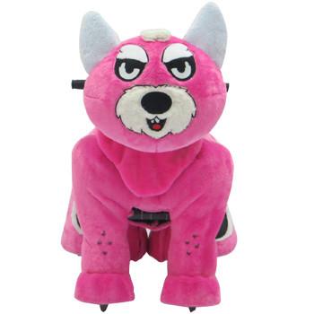 Medium plush electric toy car / small animal plush car / simulation animal car