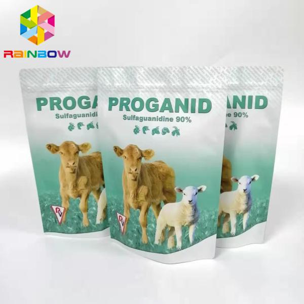 Malote da folha da impressão da rotogravura que empacota impressão feita sob encomenda o saco laminado do alimento animal