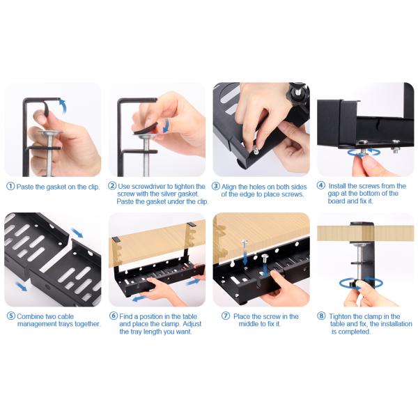 Карбоновая стальная кабельная поднос регулируется 13,8 