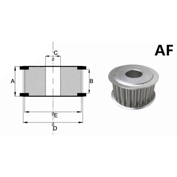 Стальной ребровой ремень шкивы индивидуальная поддержка OEM идеально подходит для вашего промышленного оборудования