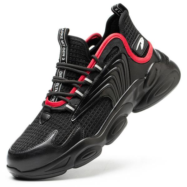 Sport Work Shoes Kevlar Anti Stabbing Effect Comfortable Safety Boots Steel Toe Prevent Smashing Prevent Collision