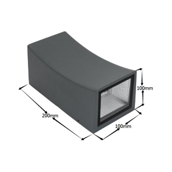 Outdoor IP65 Waterproof Twin-head COB LED Wall Light 20W for Hotel Lighting Villa Lighting