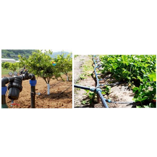 Fittings de compresión de PP de plástico PP unión de acoplamiento de 90 grados Tee para el sistema de riego