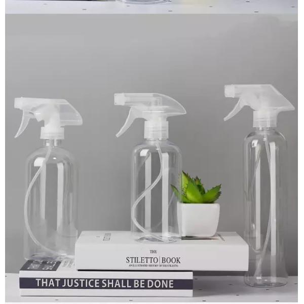 250ml 400ml 500ml PET Trigger Sprayer Bottle For Trip And Disinfection
