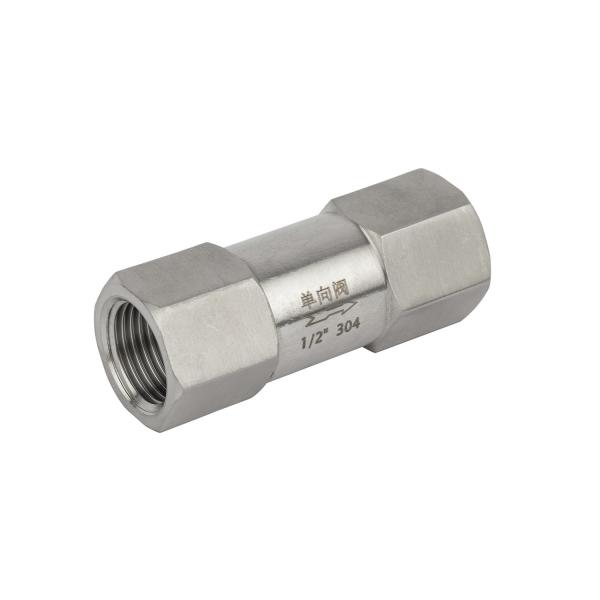 Válvula de não retorno dividida de fio feminino de alta pressão 304 316 aço inoxidável para água