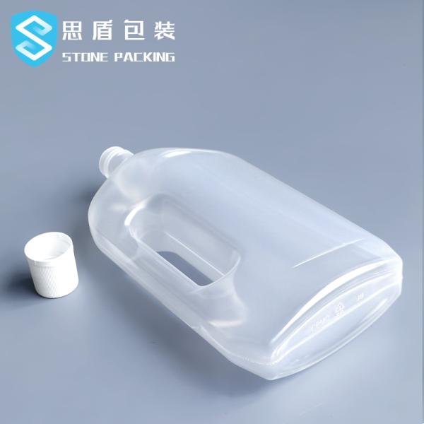 Caliber 30mm Translucent 750ml Plastic Bottle With Handle