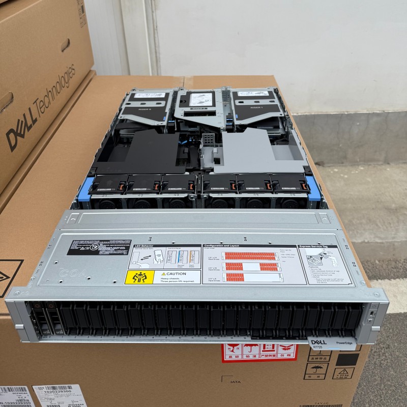 De Ll R7725 Data Storage Server 16x2.5 SAS 8x2.5 NVMe Direct Connect Dual