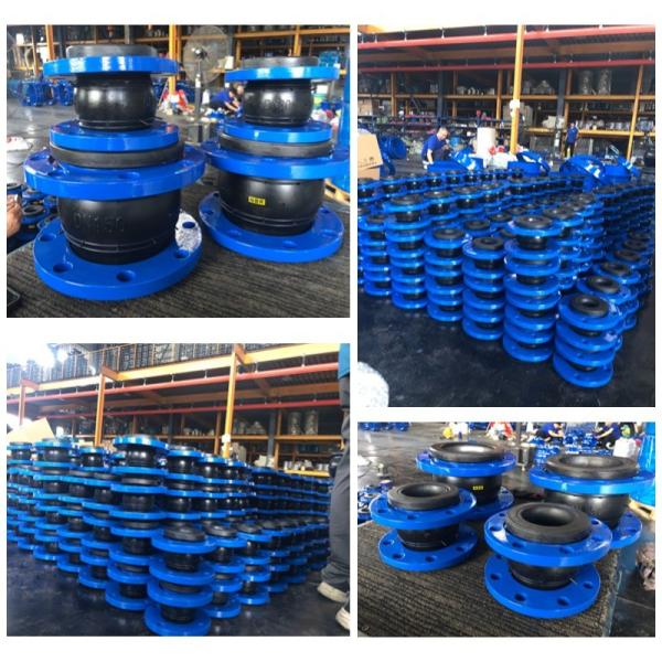 Pumb Valve Connector Carbon Steel Flange Type Epdm Rubber Expansion Joint  Oil-resistant NBR Rubber Expansion Joint For Gas Stations