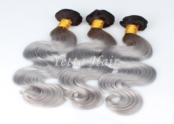 Extensões do cabelo humano da onda 100% do corpo/extensões do Weave cabelo humano de Ombre