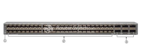 Cisco Switch 93180YC-FX Switch  48 X 10/25-Gbps And 6 X 40/100-Gbps QSFP28 Ports