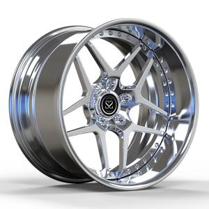 L'alliage d'aluminium 6061-T6 Audi RS6 du PC 2 borde 5x112 19 20 21 et 22 pouces