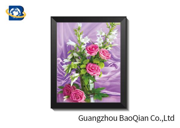 Anti - Slip 30 X 40cm PET 3D Lenticular Pictures Of Four Season Tree Design