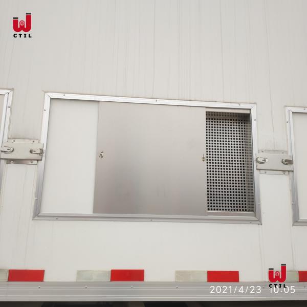 4 тележка коробки оси трейлера 350hp Reefer цапфы цилиндра Tri одиночная