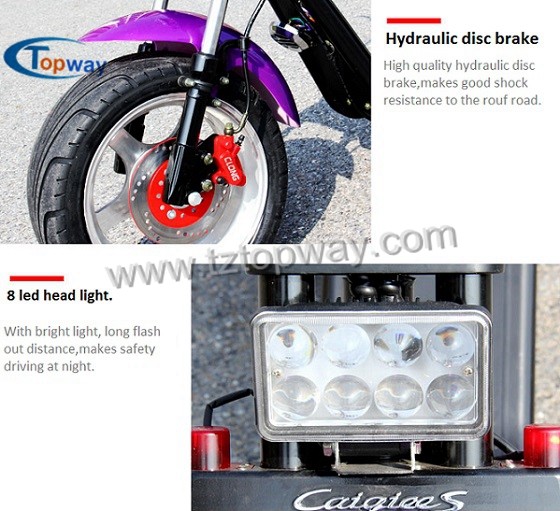 2018 New Style Two Wheel Off Road Electric Mobility Halley Scooter