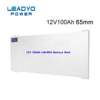 A bateria profunda 12V 100Ah do ciclo do lítio Slimline de LEADYO substitui a bateria da caravana de AGM