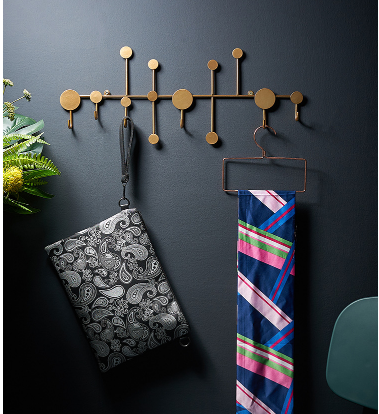 Metal Anti Corrosion 10kg Bearing Bedroom Wall Hooks