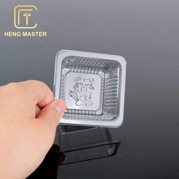 Disposable PET Patry Mooncake Plastic Tray Food Grade